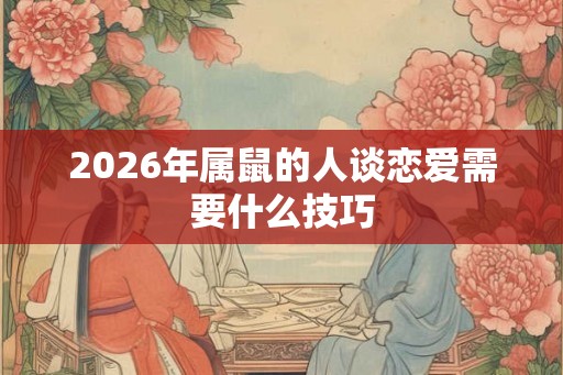2026年属鼠的人谈恋爱需要什么技巧