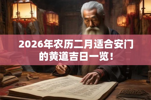 2026年农历二月适合安门的黄道吉日一览! 2026年农历二月适合安门的黄道吉日一览!