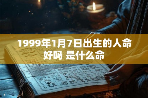 1999年1月7日出生的人命好吗 是什么命