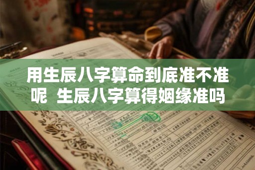 用生辰八字算命到底准不准呢  生辰八字算得姻缘准吗