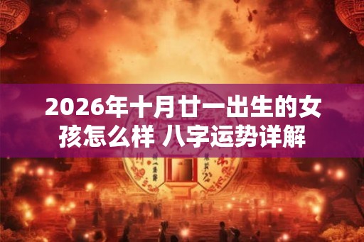 2026年十月廿一出生的女孩怎么样 八字运势详解