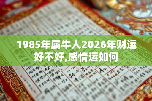 1985年属牛人2026年财运好不好,感情运如何 1985年属牛人2026年财运好不好,感情运如何