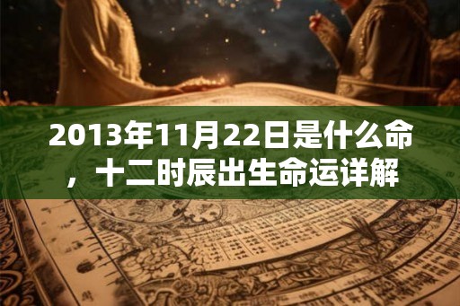 2013年11月22日是什么命,十二时辰出生命运详解 2013年11月22日是什么命,十二时辰出生命运详解