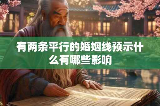 有两条平行的婚姻线预示什么有哪些影响