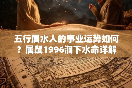 五行属水人的事业运势如何？属鼠1996涧下水命详解