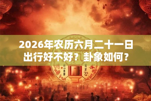 2026年农历六月二十一日出行好不好？卦象如何？