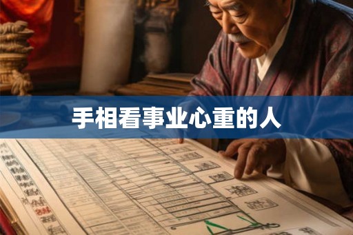 手相看事业心重的人