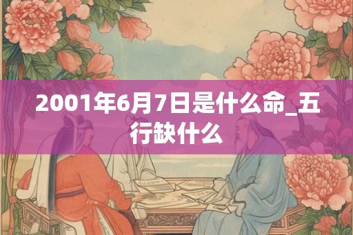 2001年6月7日是什么命_五行缺什么 2001年6月7日是什么命_五行缺什么