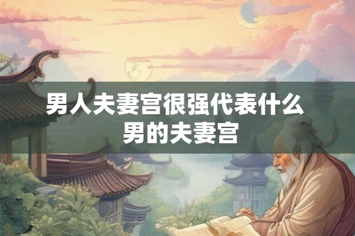 男人夫妻宫很强代表什么 男的夫妻宫 男人夫妻宫很强代表什么 男的夫妻宫