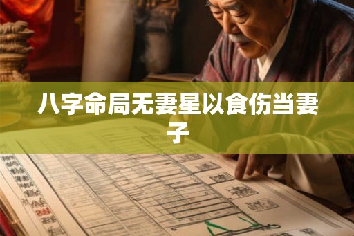 八字命局无妻星以食伤当妻子 八字命局无妻星以食伤当妻子
