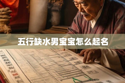五行缺水男宝宝怎么起名