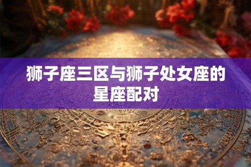 狮子座三区与狮子处女座的星座配对
