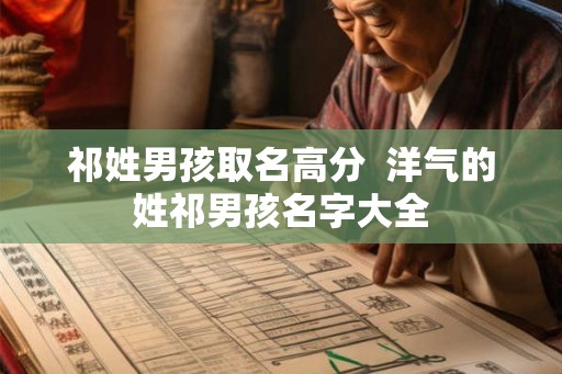 祁姓男孩取名高分 洋气的姓祁男孩名字大全 祁姓男孩取名高分 洋气的姓祁男孩名字大全