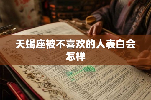 天蝎座被不喜欢的人表白会怎样 天蝎座被不喜欢的人表白会怎样