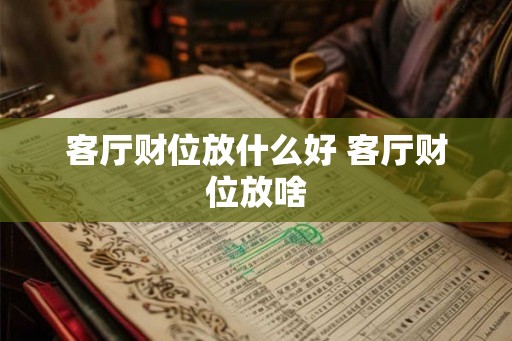 客厅财位放什么好 客厅财位放啥