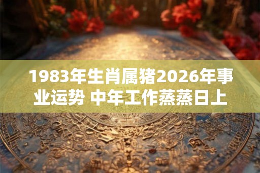 1983年生肖属猪2026年事业运势 中年工作蒸蒸日上