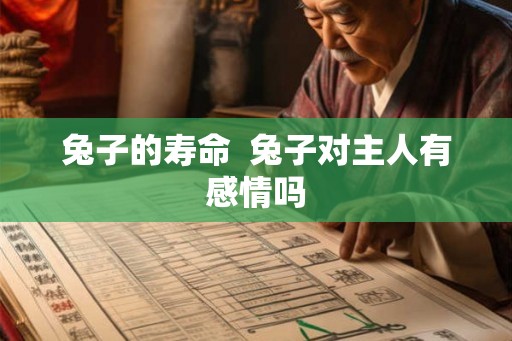 兔子的寿命  兔子对主人有感情吗