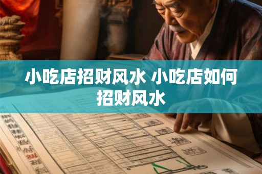 小吃店招财风水 小吃店如何招财风水 小吃店招财风水 小吃店如何招财风水