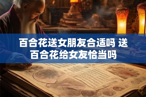 百合花送女朋友合适吗 送百合花给女友恰当吗