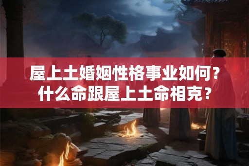 屋上土婚姻性格事业如何?什么命跟屋上土命相克? 屋上土婚姻性格事业如何?什么命跟屋上土命相克?