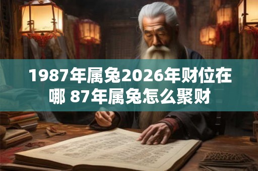 1987年属兔2026年财位在哪 87年属兔怎么聚财 1987年属兔2026年财位在哪 87年属兔怎么聚财