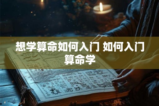 想学算命如何入门 如何入门算命学 想学算命如何入门 如何入门算命学