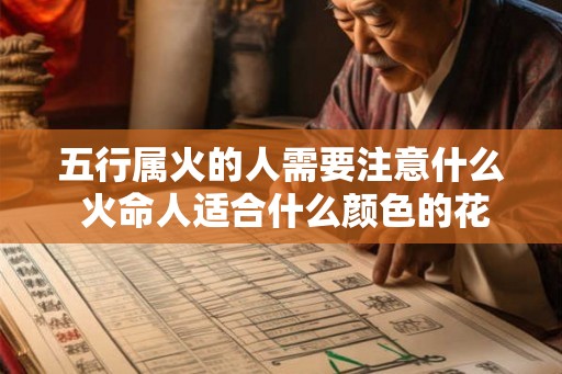 五行属火的人需要注意什么 火命人适合什么颜色的花