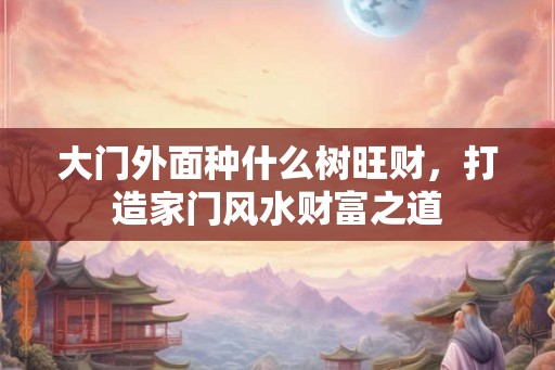 大门外面种什么树旺财，打造家门风水财富之道
