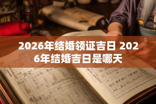 2026年结婚领证吉日 2026年结婚吉日是哪天