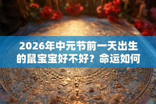 2026年中元节前一天出生的鼠宝宝好不好?命运如何? 2026年中元节前一天出生的鼠宝宝好不好?命运如何?