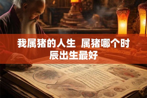 我属猪的人生 属猪哪个时辰出生最好 我属猪的人生 属猪哪个时辰出生最好