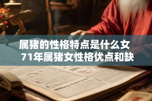 属猪的性格特点是什么女  71年属猪女性格优点和缺点