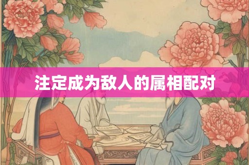 注定成为敌人的属相配对