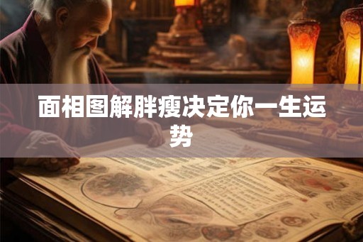 面相图解胖瘦决定你一生运势 面相图解胖瘦决定你一生运势