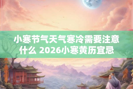 小寒节气天气寒冷需要注意什么 2026小寒黄历宜忌 小寒节气天气寒冷需要注意什么 2026小寒黄历宜忌