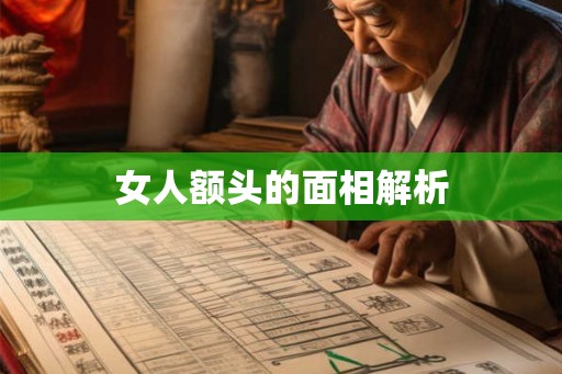 女人额头的面相解析