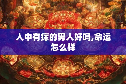 人中有痣的男人好吗,命运怎么样