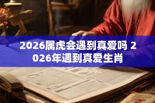 2026属虎会遇到真爱吗 2026年遇到真爱生肖
