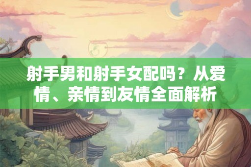 射手男和射手女配吗？从爱情、亲情到友情全面解析