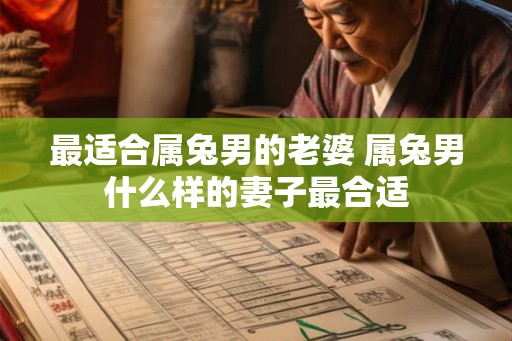 最适合属兔男的老婆 属兔男什么样的妻子最合适 最适合属兔男的老婆 属兔男什么样的妻子最合适
