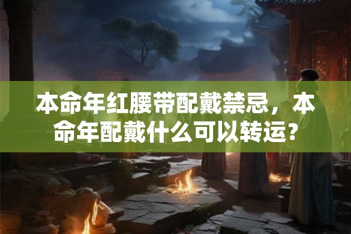 本命年红腰带配戴禁忌,本命年配戴什么可以转运? 本命年红腰带配戴禁忌,本命年配戴什么可以转运?
