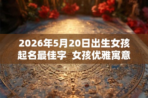 2026年5月20日出生女孩起名最佳字  女孩优雅寓意好的名字