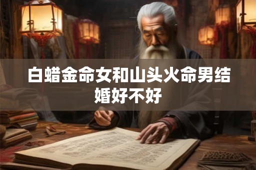 白蜡金命女和山头火命男结婚好不好