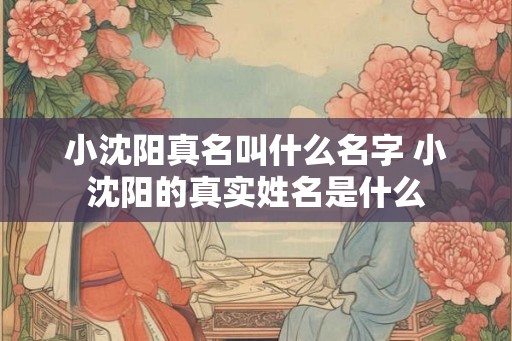 小沈阳真名叫什么名字 小沈阳的真实姓名是什么