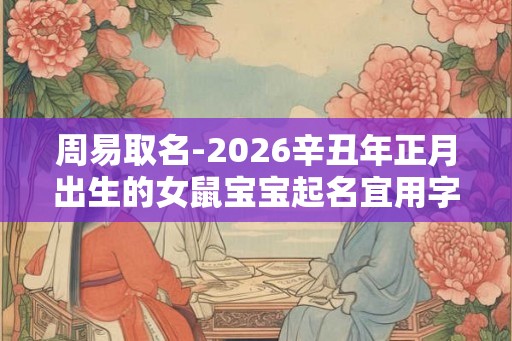 周易取名-2026辛丑年正月出生的女鼠宝宝起名宜用字