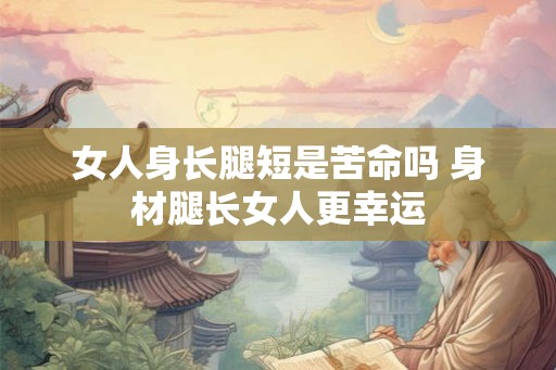 女人身长腿短是苦命吗 身材腿长女人更幸运