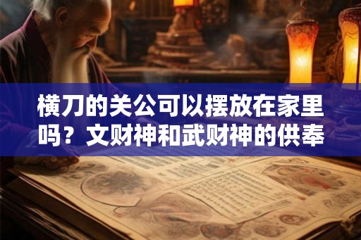 横刀的关公可以摆放在家里吗？文财神和武财神的供奉方法不一样？