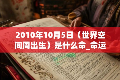 2010年10月5日（世界空间周出生）是什么命_命运如何