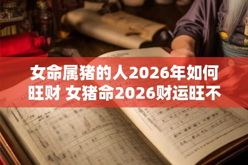 女命属猪的人2026年如何旺财 女猪命2026财运旺不旺 女命属猪的人2026年如何旺财 女猪命2026财运旺不旺