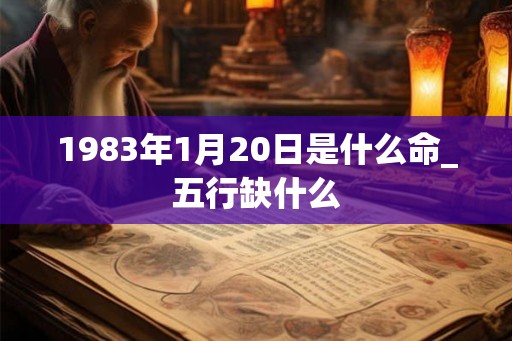 1983年1月20日是什么命_五行缺什么